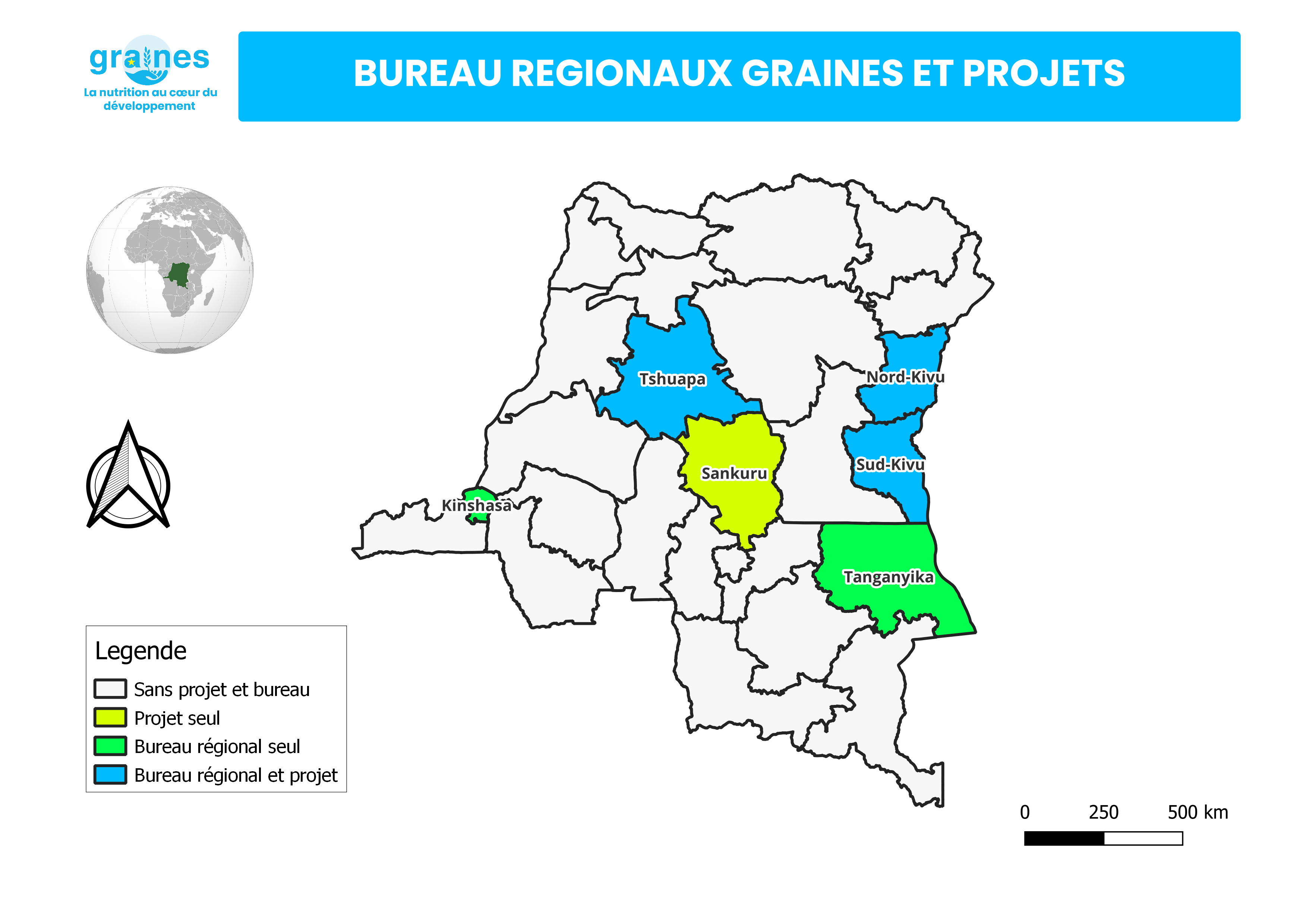 localisation bureau de Graines RDC